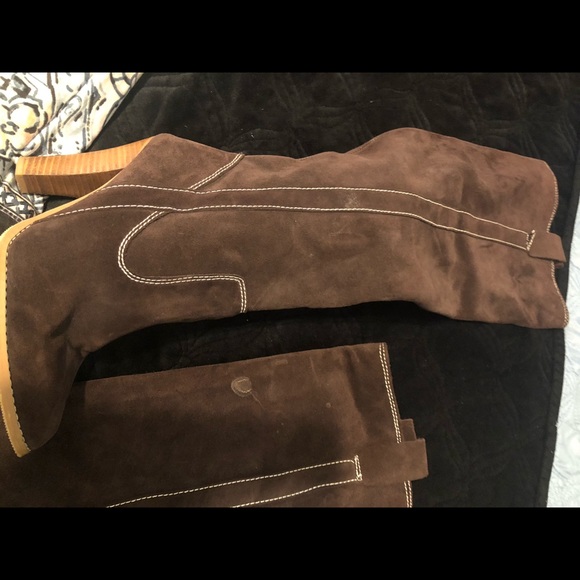 2 Colin Stuart Brown knee-high boots - Picture 3 of 10